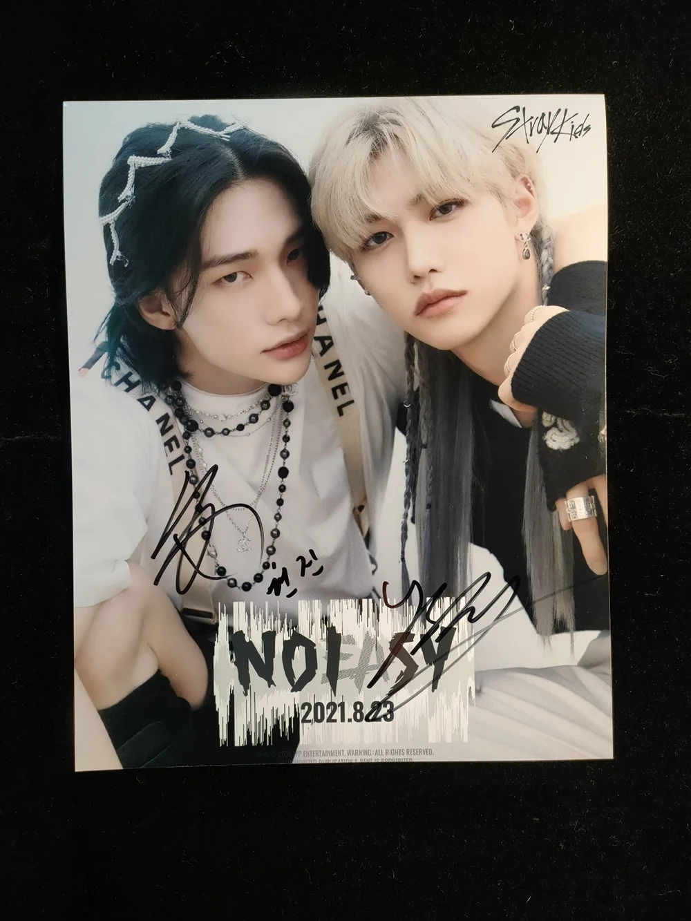 Страстные Детские Hyun-Jin Hyunjin Felix с автографом фотография надписью Необычные