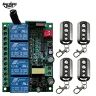 433 МГц 315 удаленный Управление переключатель для светильник, дверь, гаражная дверь, универсальный пульт дистанционного управления AC110V 220V 230V 4CH приемника радиорелейной и Управление;
