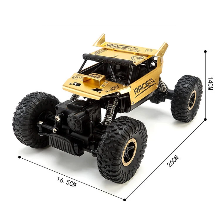 

RC Cars 4WD Double Motors Drive 2.4G Electric Radio Remote Control Off-Road Climbing Bigfoot Car Kid Gift Toys For Boy