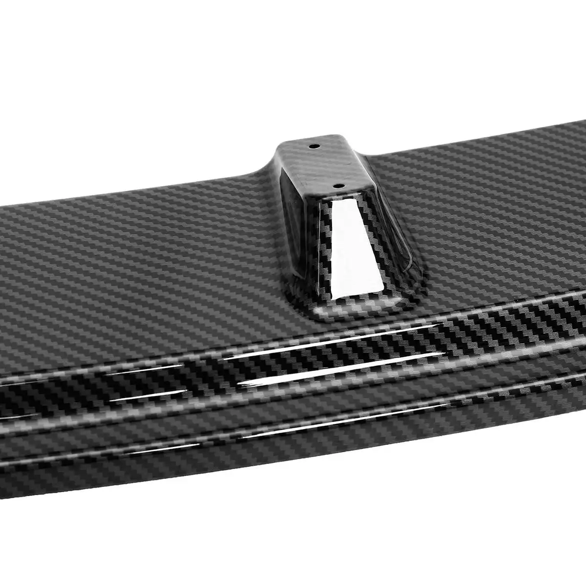 Новый комплект из углеродного волокна/черного цвета для переднего бампера и