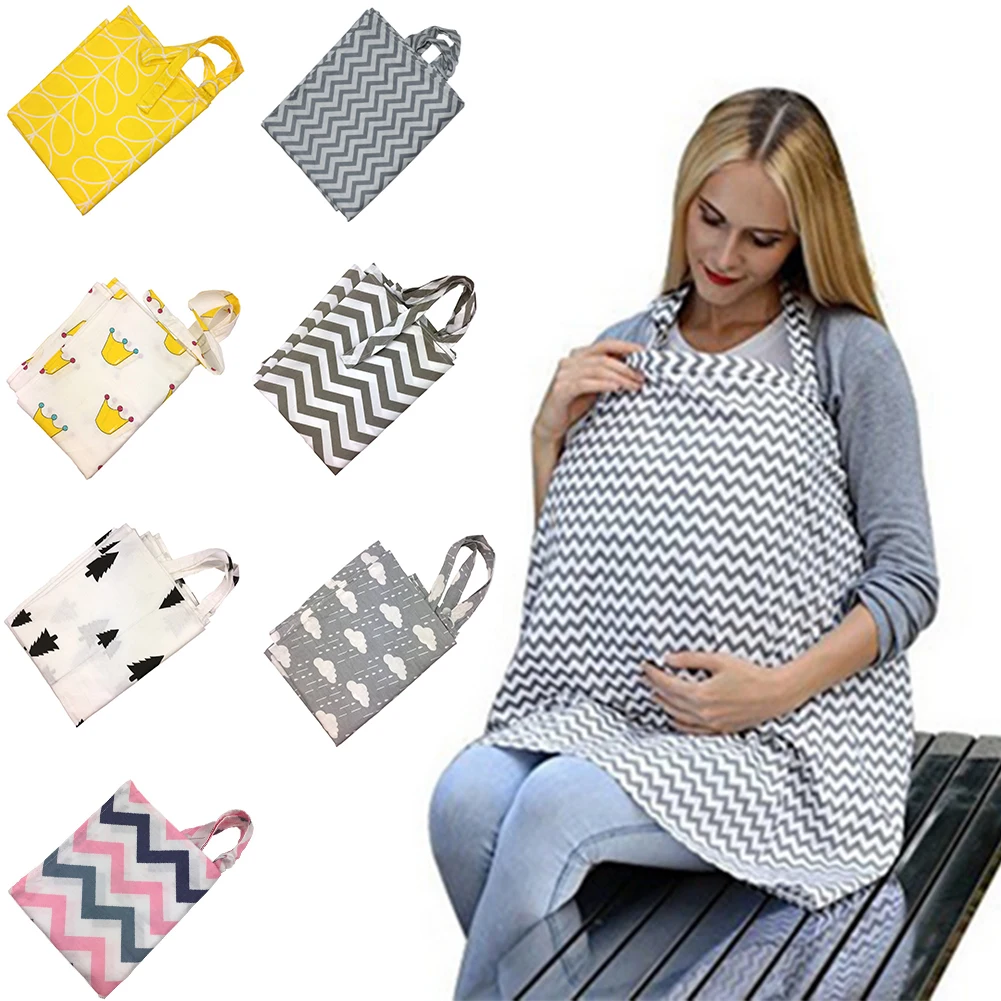 

Outdoor Breathable Mother Breastfeeding Cover Baby Nursing Covers Mother Baby Shawl Feeding Covers Apron Cover Maternity Pads