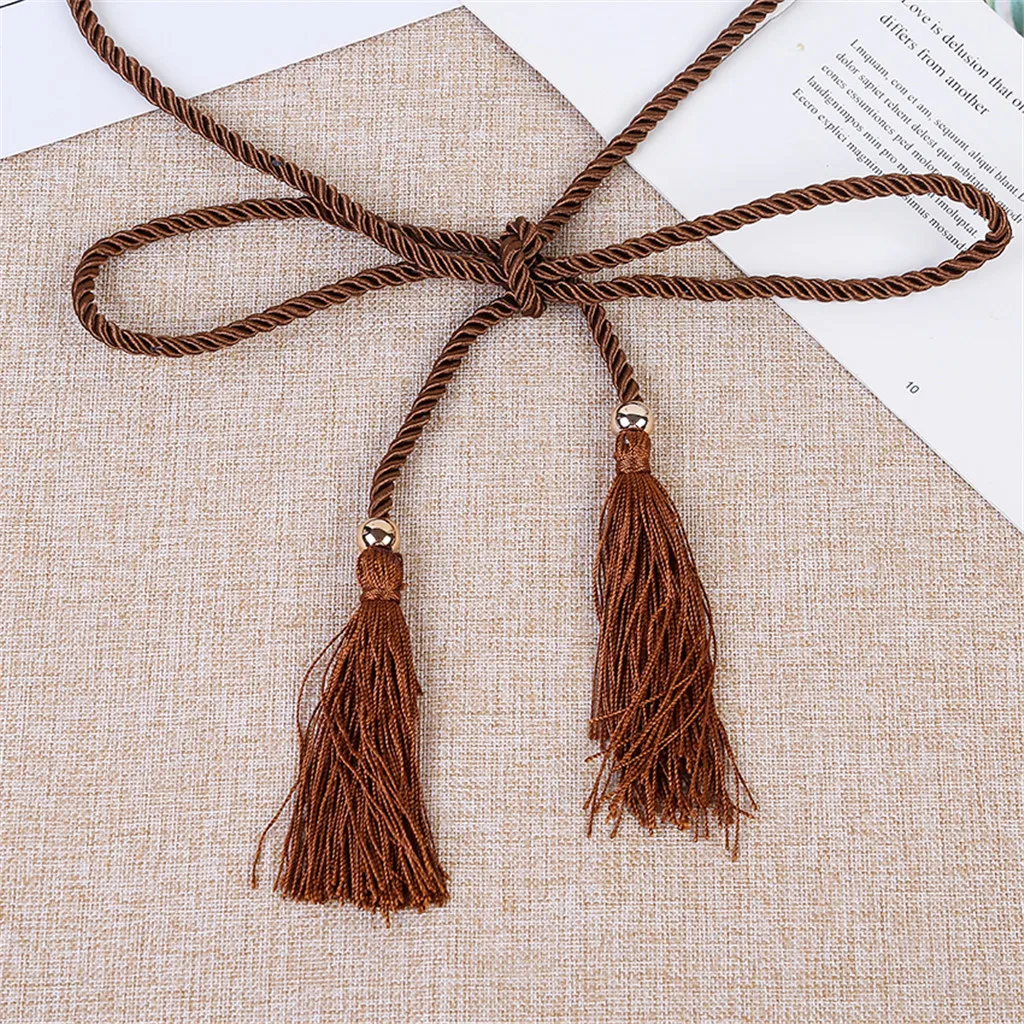 Женский пояс с бусинами элегантный эластичный из искусственной кожи украшенный