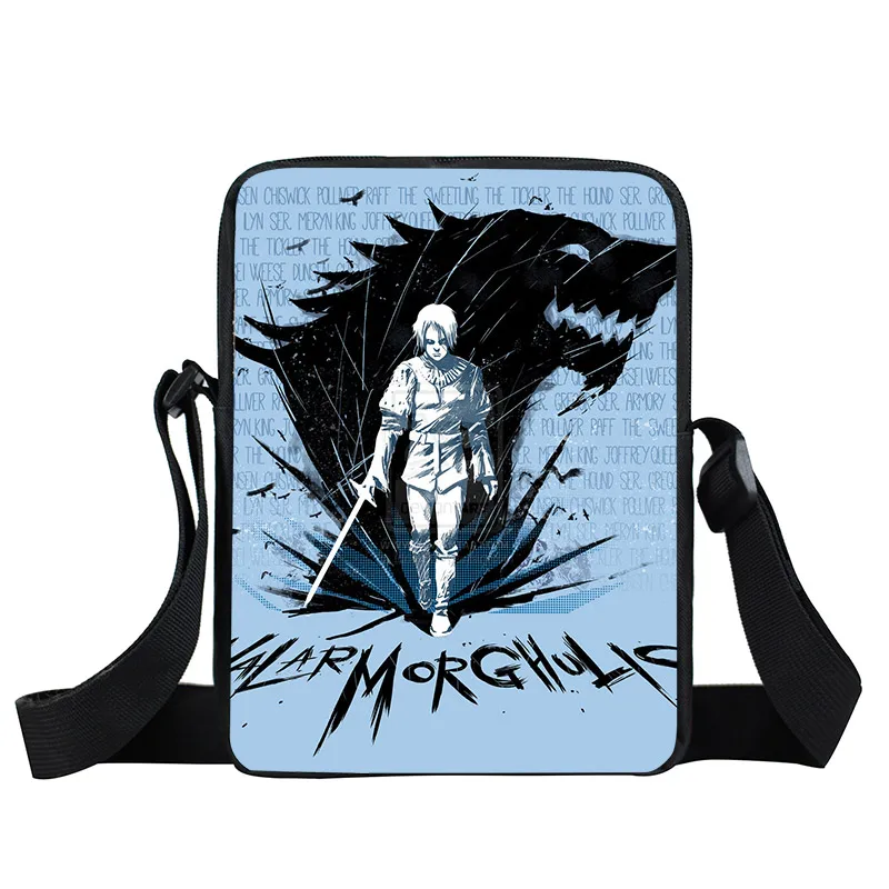 XKB-QLDYX48 Valar Morghulis сумка-мессенджер ночные часы мини сумка на плечо женские сумки Мужские Игры престолов детские школьные сумки детские сумки - Цвет: XKB-QLDYX48