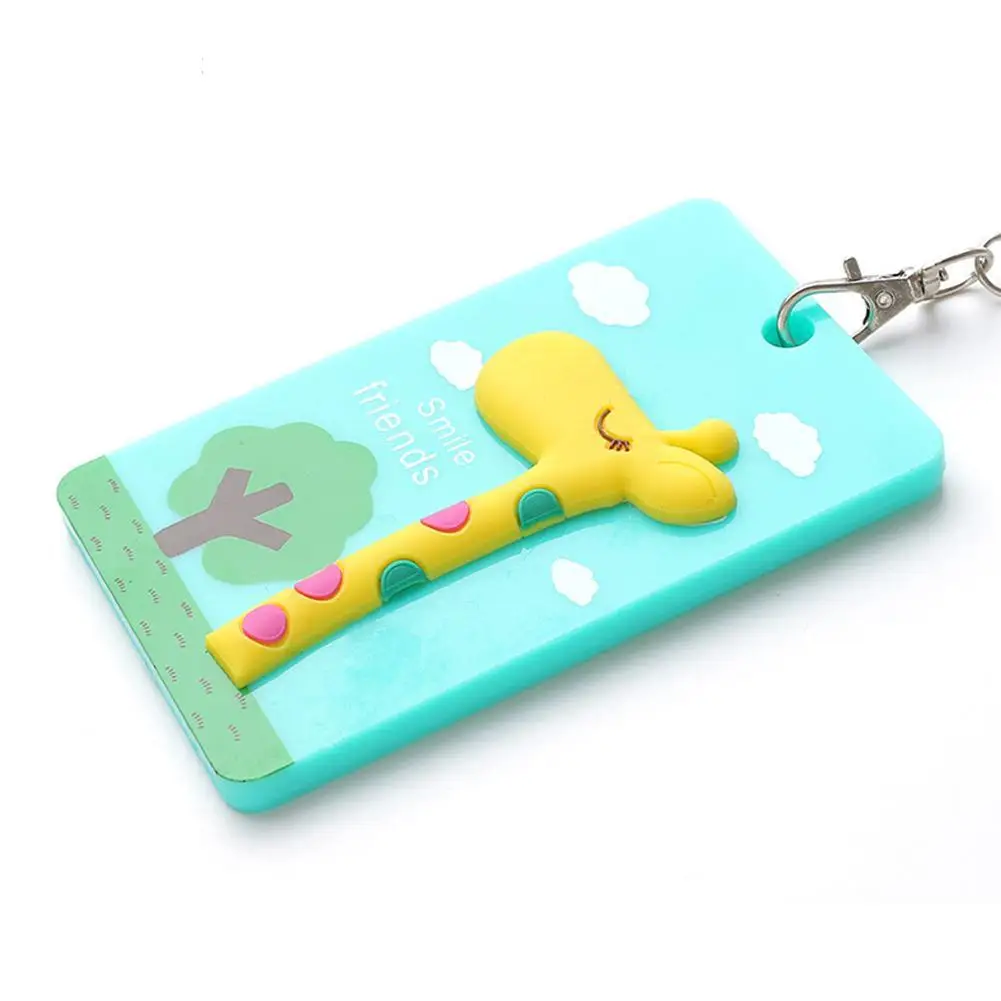 1 шт. милый чехол для карт с изображением жирафа из мультфильма тараф банк автобус