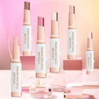 Двухцветные градиентные стерео тени для век, ручка, тени для век, палка, цвет, градиентные тени, палка, мерцающий Блестящий макияж