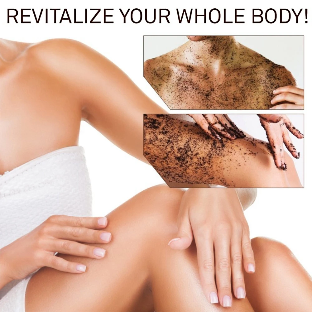 250 мл кофе отшелушивающий скраб для тела крем лица и удаление омертвевшей кожи