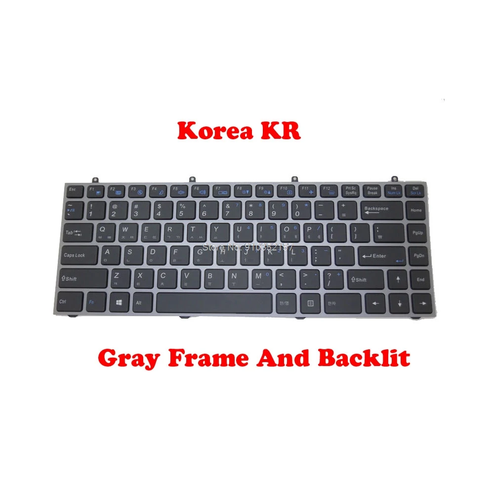 KR LA FR Клавиатура для CLEVO W230ST MP 13C23K0J430 12R73K0 430 6 80 W2300 110 1 Корея W5470 060 160 1Z