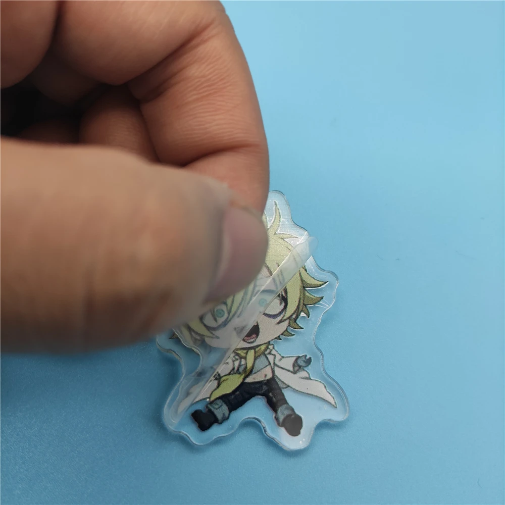 Брелок для ключей в стиле аниме Король шамана Асакура амидамару двусторонний