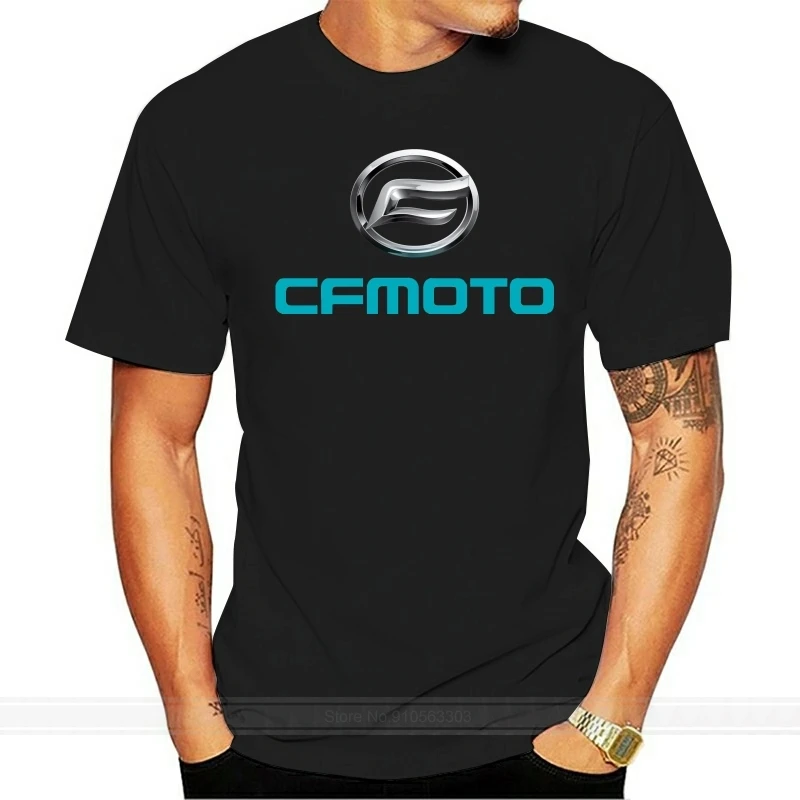 Мужская футболка Cfmoto Logo Sport s повседневная хлопковая свободная забавная Новинка