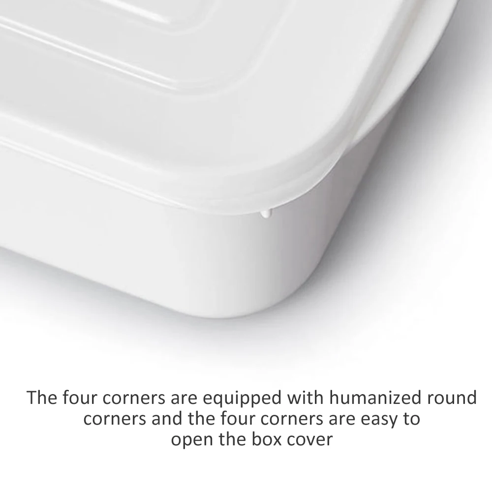 4 шт. холодильник Еда контейнеры для хранения с кухонные крышки