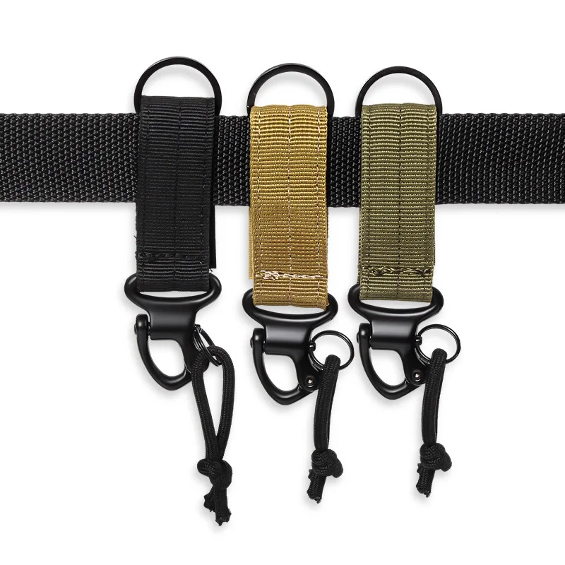 

Multifunction Keychain Tactical Belt Key Hook Military Molle System Backpack Attachment Tools Gear Outdoor Hiking Accessories