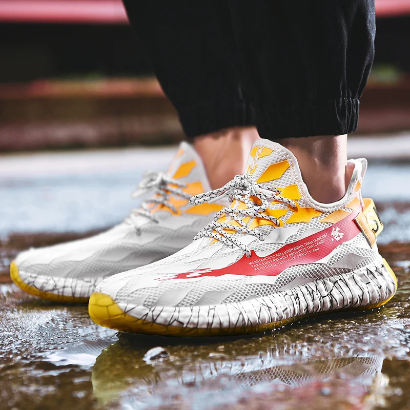 

Breathable Sneakers Men Lightweight Casual Men Shoes Big Size Walking Shoes 2021 New High Quality Comfortable Sneakers