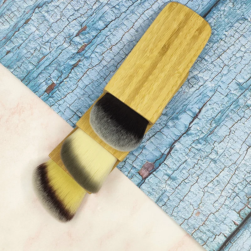 

1Pcs Large Contour Makeup Brush Blush Blending Highlight Brush Facial Smear Scanning Basic Makeup Tools