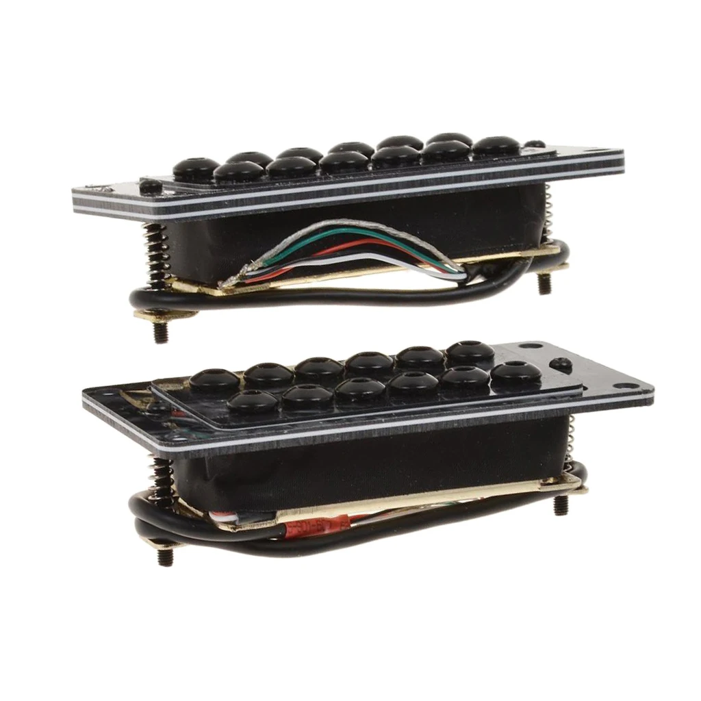  Аксессуары для электрогитары PBK TMB Dual Железнодорожный пикап Humbucker|Детали и