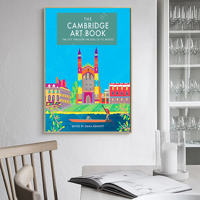 Винтажные постеры для путешествий с британским Кембриджским университетом