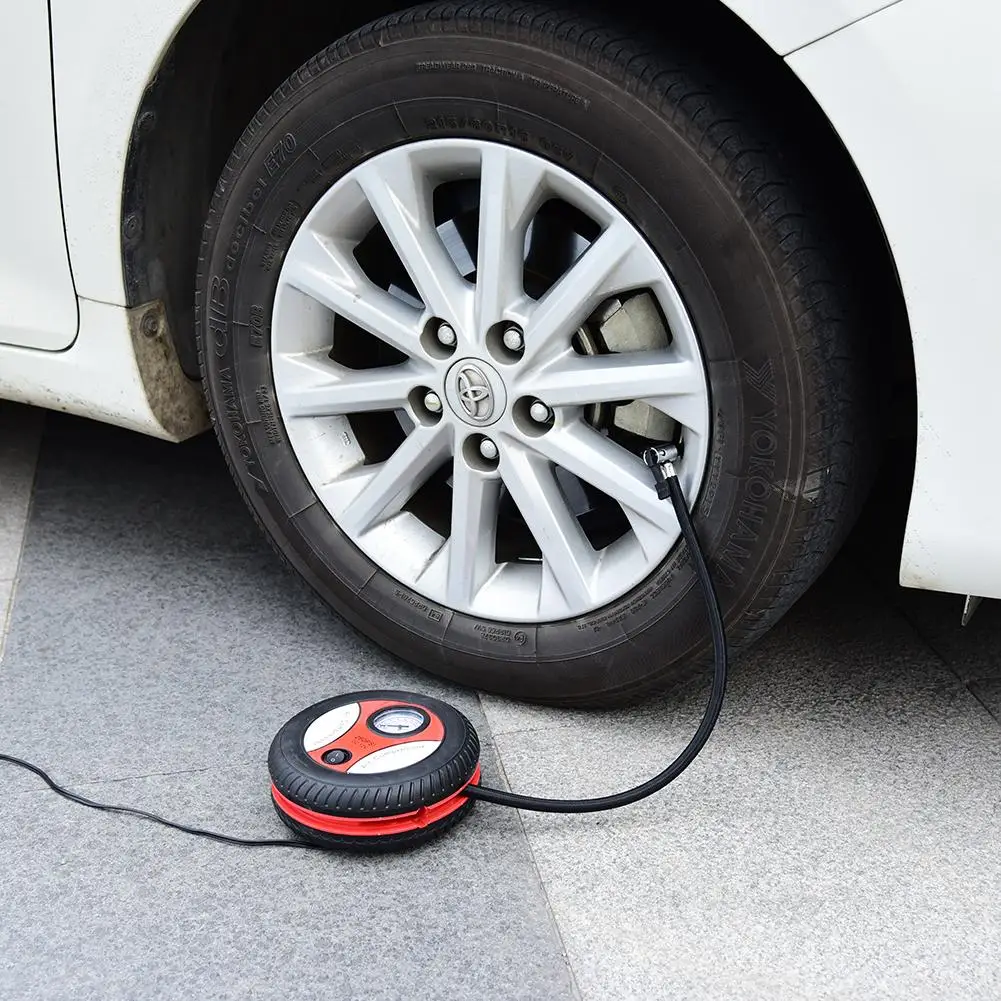 

Портативный электрический воздушный насос, 260PSI, 12 В постоянного тока, стандартный воздушный компрессор, насос для накачки автомобильных ши...