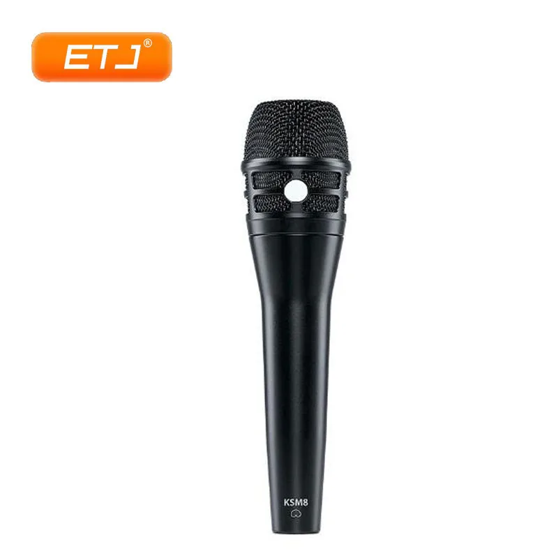

Professional Karaoke Microphone Dynamic Vocal Classic Live Wired Handheld Mic Super-Cardioid Clear Sound Stage Performance KSM8
