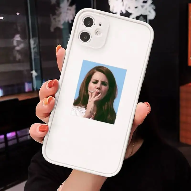 

Lana Del Rey sexy Phone Cases Matte Transparent for iPhone 7 8 11 12 s mini pro X XS XR MAX Plus cover funda