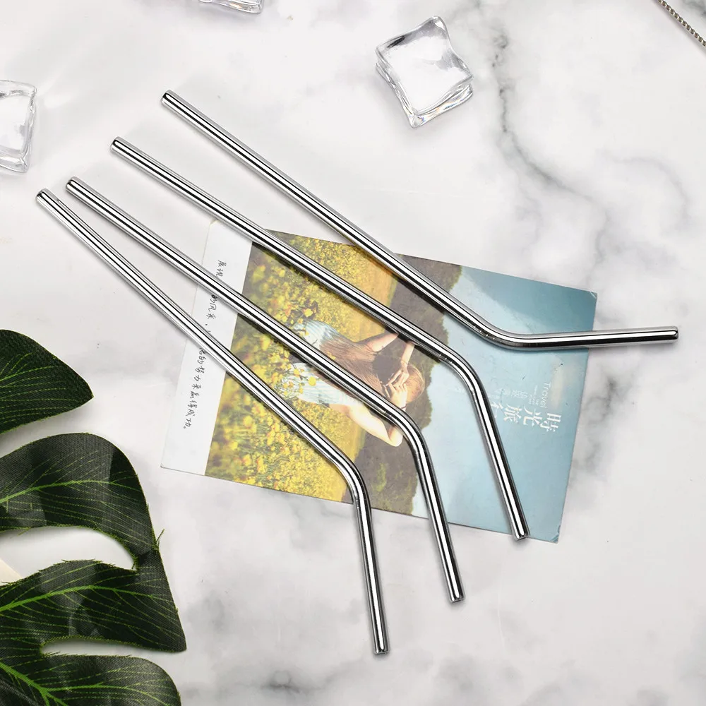 8 шт. многоразовые соломинки для питья нержавеющая сталь 304| |