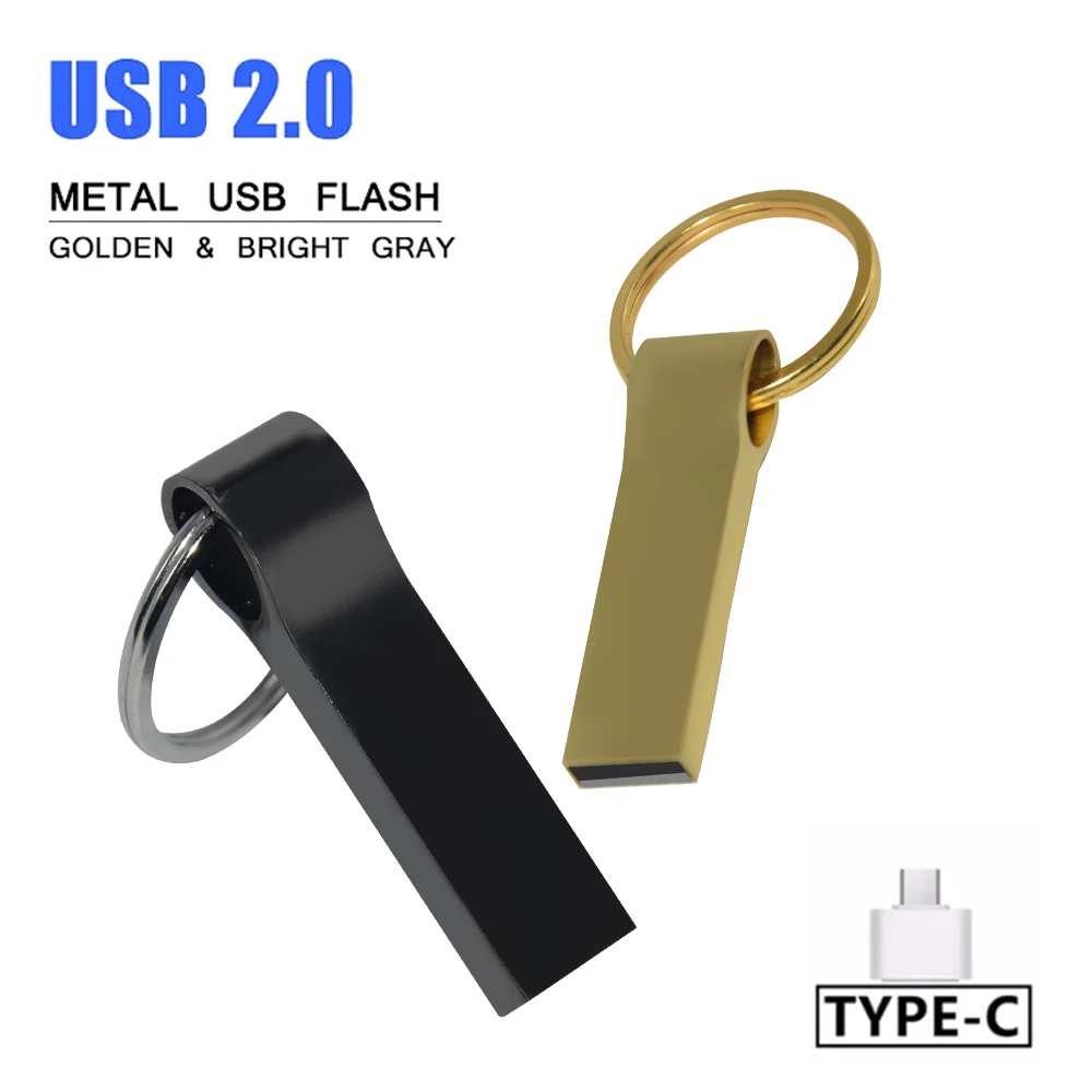 

Металлический Usb-флеш-накопитель, 4 ГБ, 8 ГБ, 16 ГБ, 32 ГБ, 64 ГБ, 2,0 ГБ