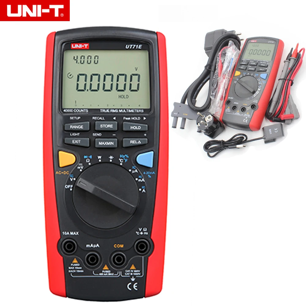 Цифровой мультиметр UNI-T UT71A/B/C/D/E тестер для измерения емкости силы тока