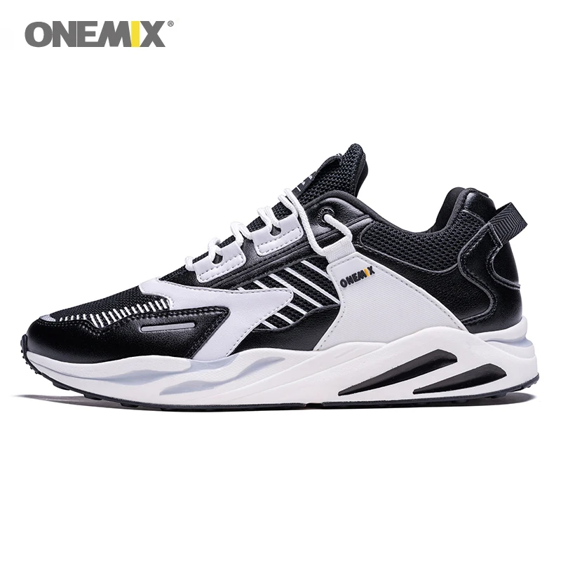 Onemix мужские классические кроссовки в стиле ретро легкие для занятий спортом на