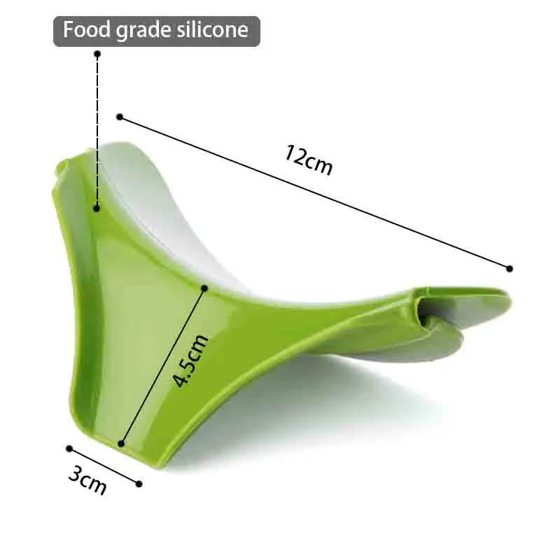Оригинальная силиконовая противоразливная Воронка для наливания супа и брызг