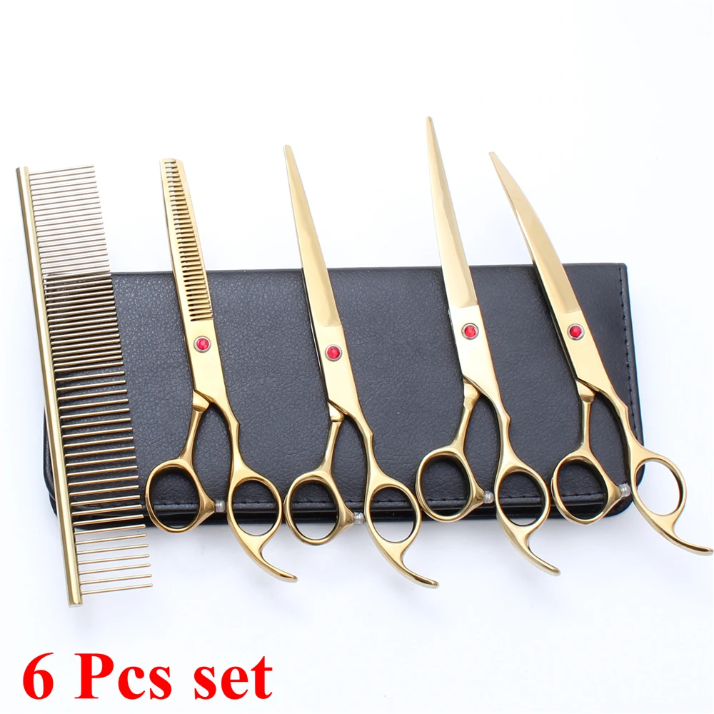 7 0 набор ножниц для собак из нержавеющей стали ножницы стрижки волос животных