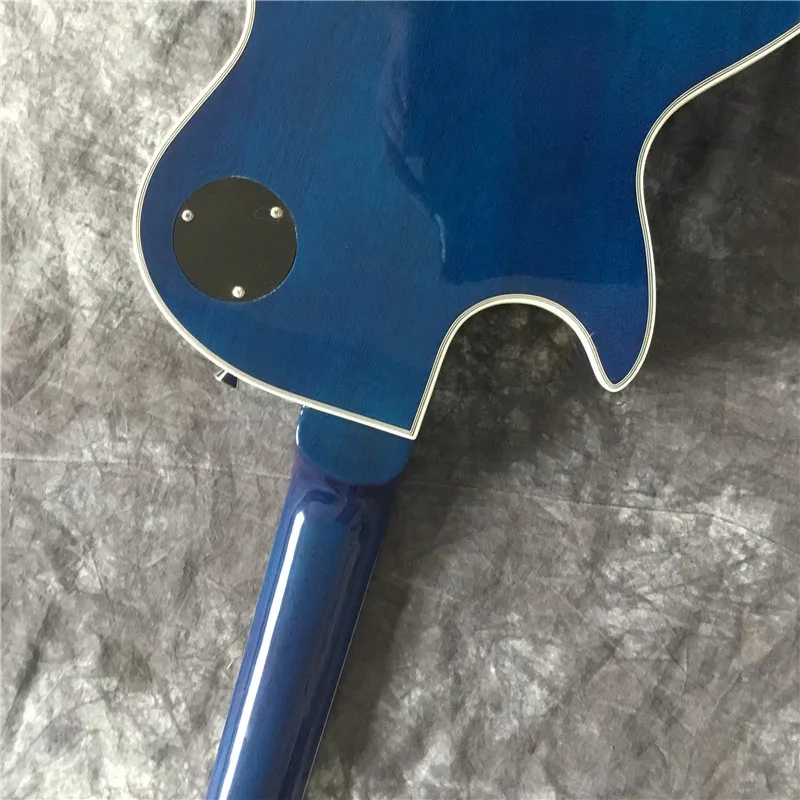 

High-quality electric guitar, guitar, silver accessories, 3A cloud wood grain, small eye bridge, f