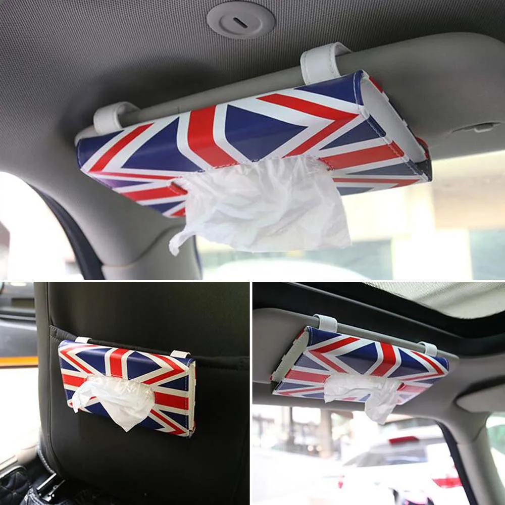 Автомобильный козырек для салфеток солнцезащитный бумажный держатель чехол Mini