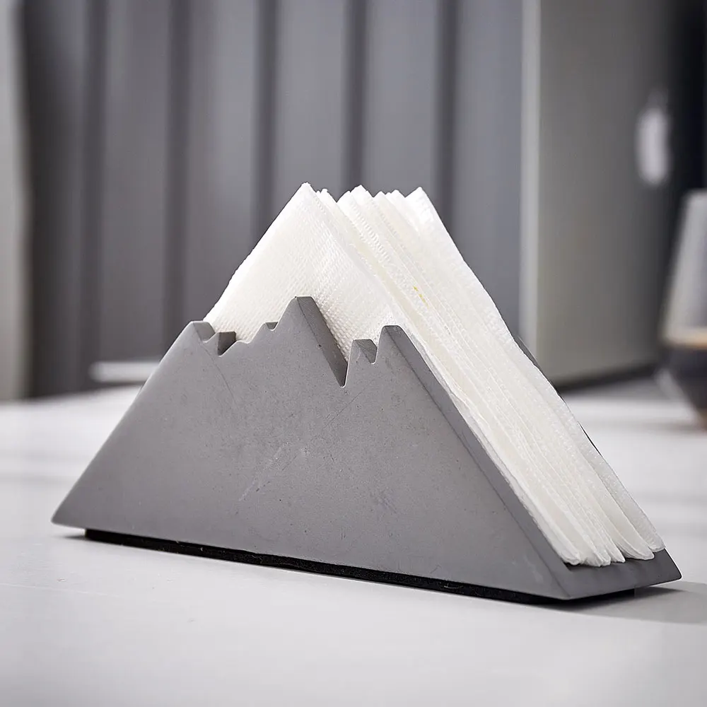 Новый креативный скандинавский снег в форме горы коробка для салфеток дома и