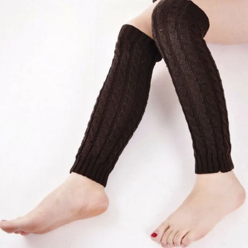 

Socks Women Winter Lolita Socks Knee High Socks Woolen Knitted Crochet Winter Warm Leg Warm Long Socks Slouch Legging
