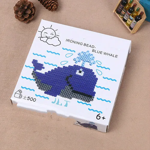 Креативные DIY бусы пиксель 3D головоломка фантазия мультфильм Единорог Пони