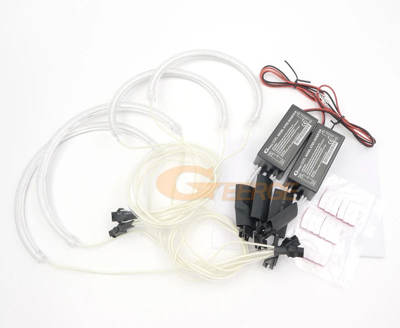 Отличные c образные стильные ультра яркие CCFL ангельские глазки для BMW X1 E84 2009 2010 2011