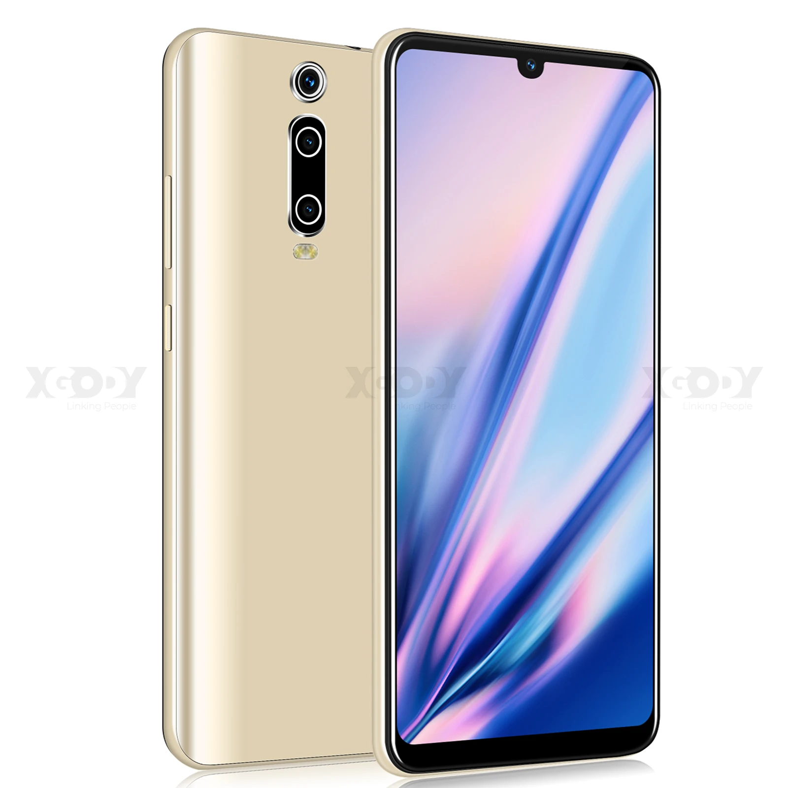 XGODY 3g мобильный телефон 9T 1GB 4GB 6,26 ''QHD экран MTK6580 четырехъядерный Android 9,0 капля полный экран 2800mAh смартфон