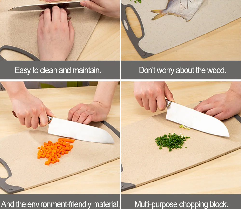 Размер L/M/S практичные Нескользящие Разделочные Блоки пластиковая разделочная