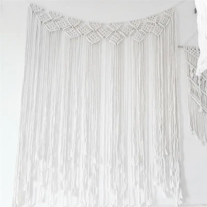 

Nordic Minimalist Hand-Woven Bohemian Tassel Pendant Wall Hanging Ornaments Home Art Decor
