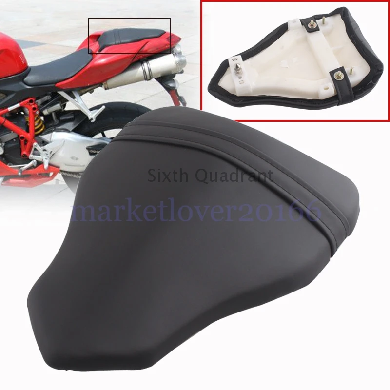 

Новинка, Черные Аксессуары для заднего пассажирского сиденья для DUCATI 1098 1198 848, бесплатная доставка