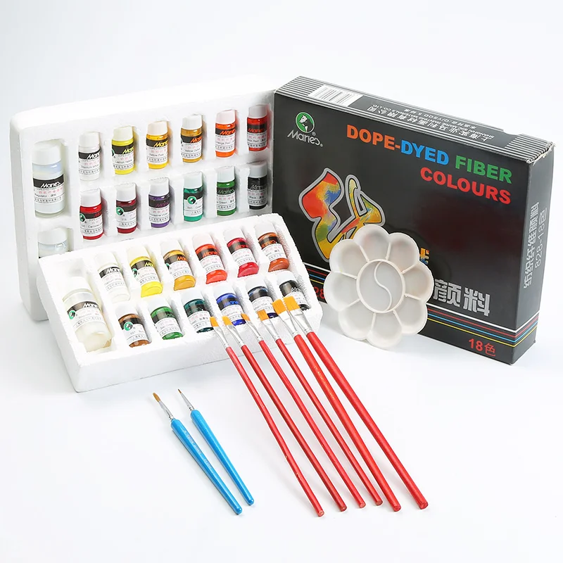 Профессиональная текстильная краска цветная акриловая сделай сам ручная