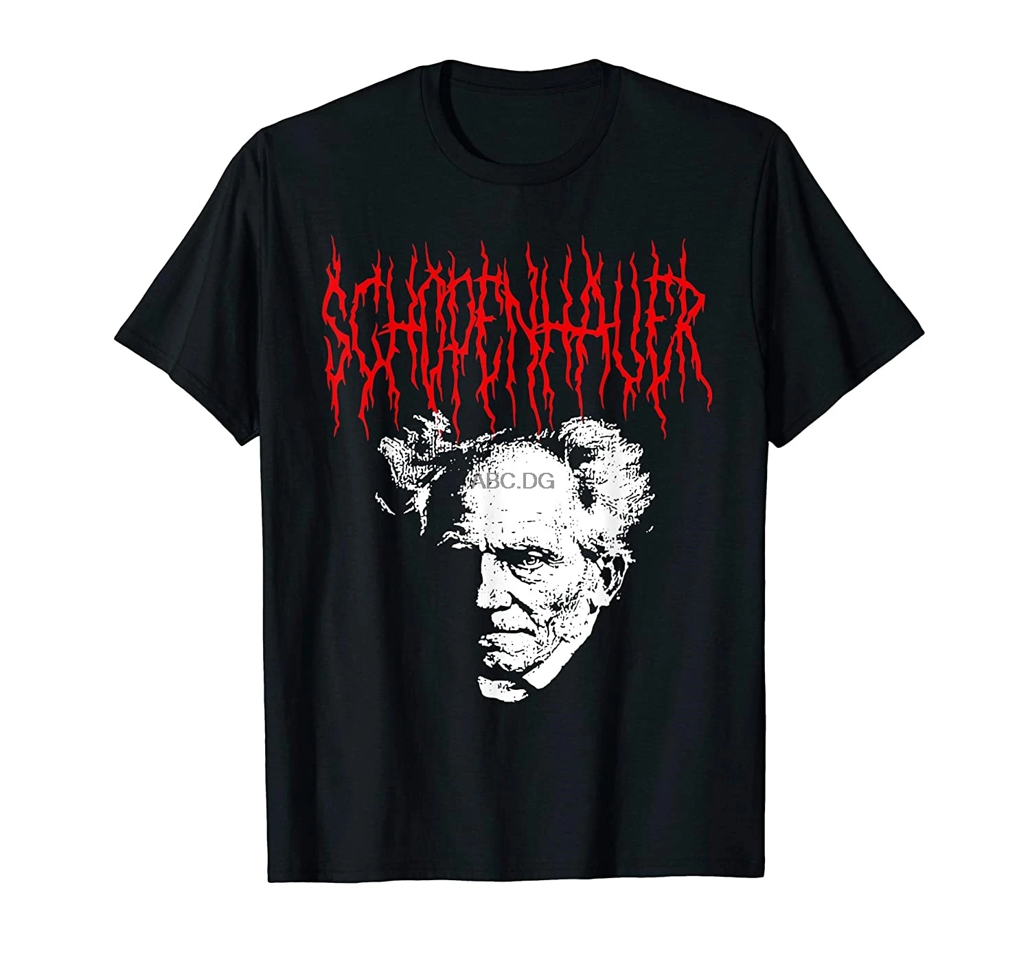 

Arthur Schopenhauer Death-Metal Style Philosophy Design T-Shirt