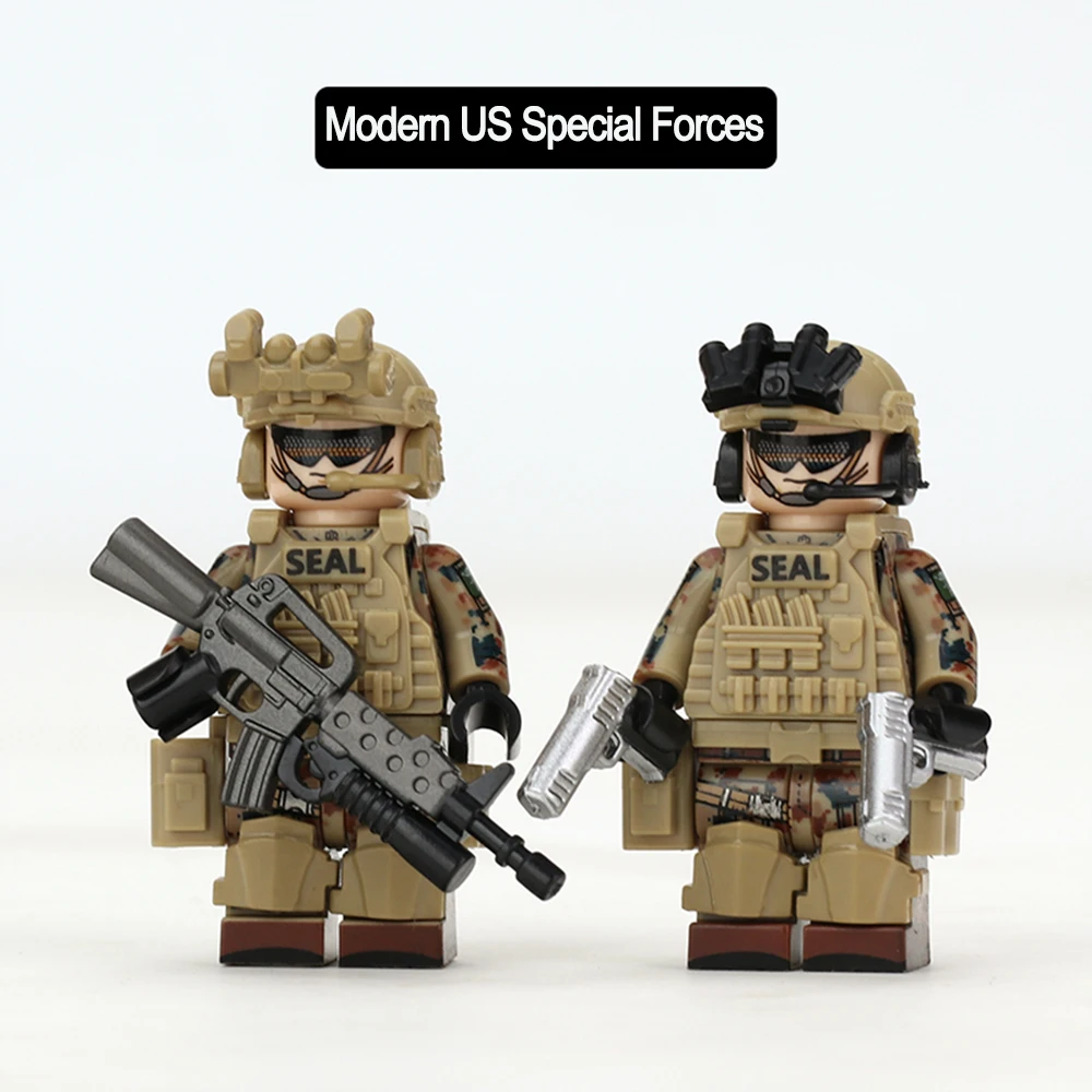 Конструктор серии Военные войны мини фигурки из конструктора Современная