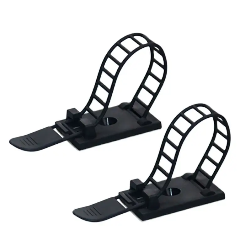 10pcs tie bases mount wire organizer clip self adhesive line fixing holder cable clamps suction positioning sucker free global shipping