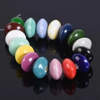 20pcs 12x7mm rondelle ceramic porcelain loose spacer beads lot for diy crafts jewelry making