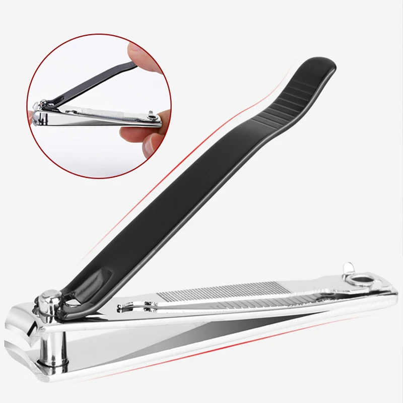 

Машинка для стрижки ногтей из нержавеющей стали, нож-триммер, инструменты для маникюра и педикюра, профессиональный набор для стрижки ногте...