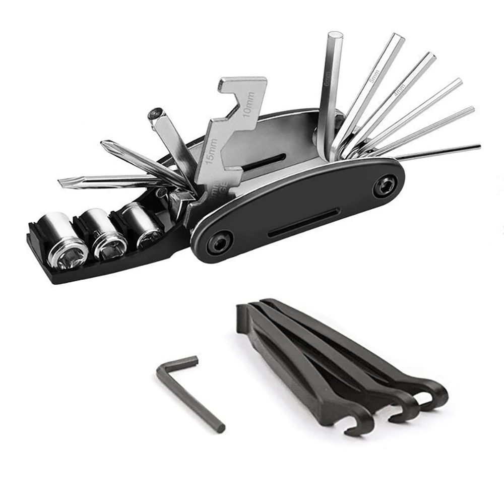 

Cycling Repair Tool Sets 16 In 1 Screwdriver Tool Wrench Repair Kit Bicycle Maintenance Tools For Bicycle Bike Accessories