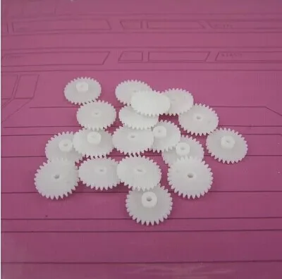 

Plastic gears 282A single spindle motor inside diameter 2MM Motor Cars 0.5 modulus gear DIY model toy accessories