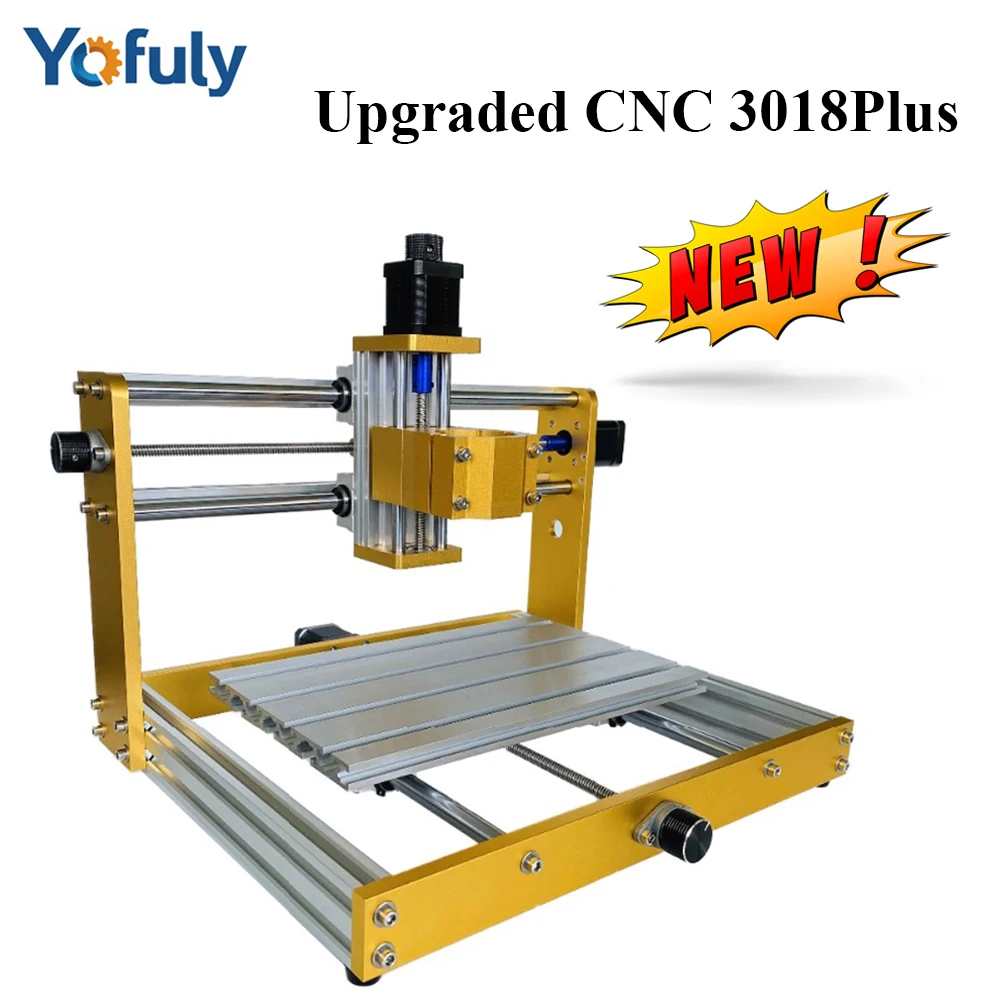 Гравировальный станок CNC 3018 Pro Max с фрезерным станком по дереву 3018/300 Вт|Фрезы