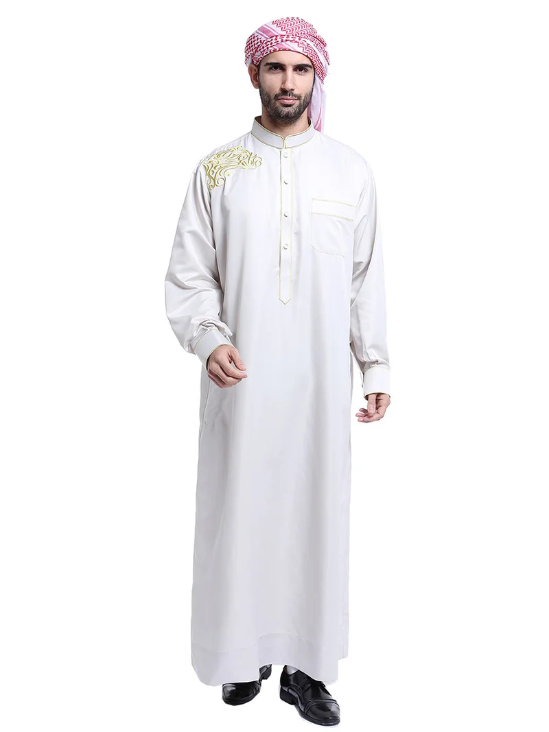 Мусульманское платье Hombre Jubba Thobes для мужчин ислам марокканский кафтан абайя