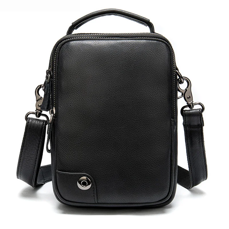 

Men Shoulder Bag Genuine Leather Casual Design Shoulder Messenger Bags Quality Leather Male Handbag Crossbody Bags