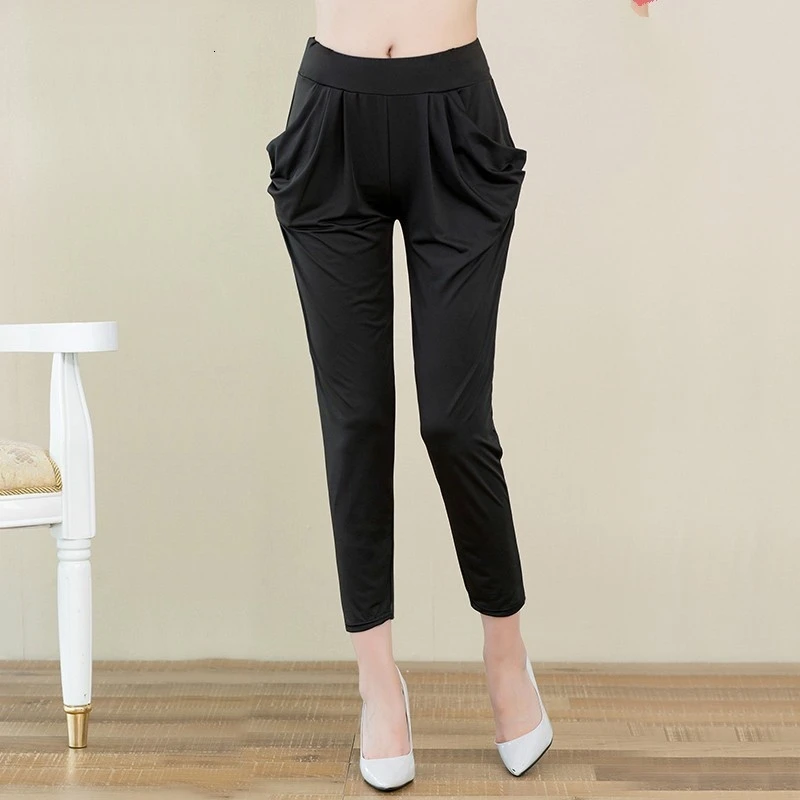 Распродажа женские шаровары 2019 лето осень повседневные штаны с эластичной